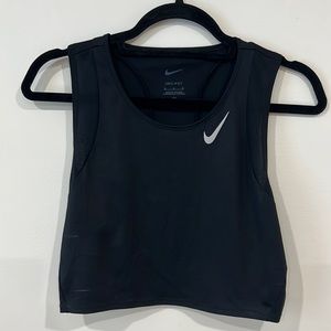 Nike Black Racerback Workout Crop